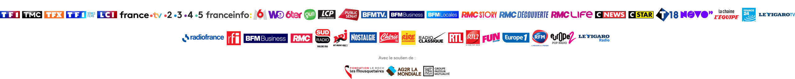 Frise partenaires et mécènes